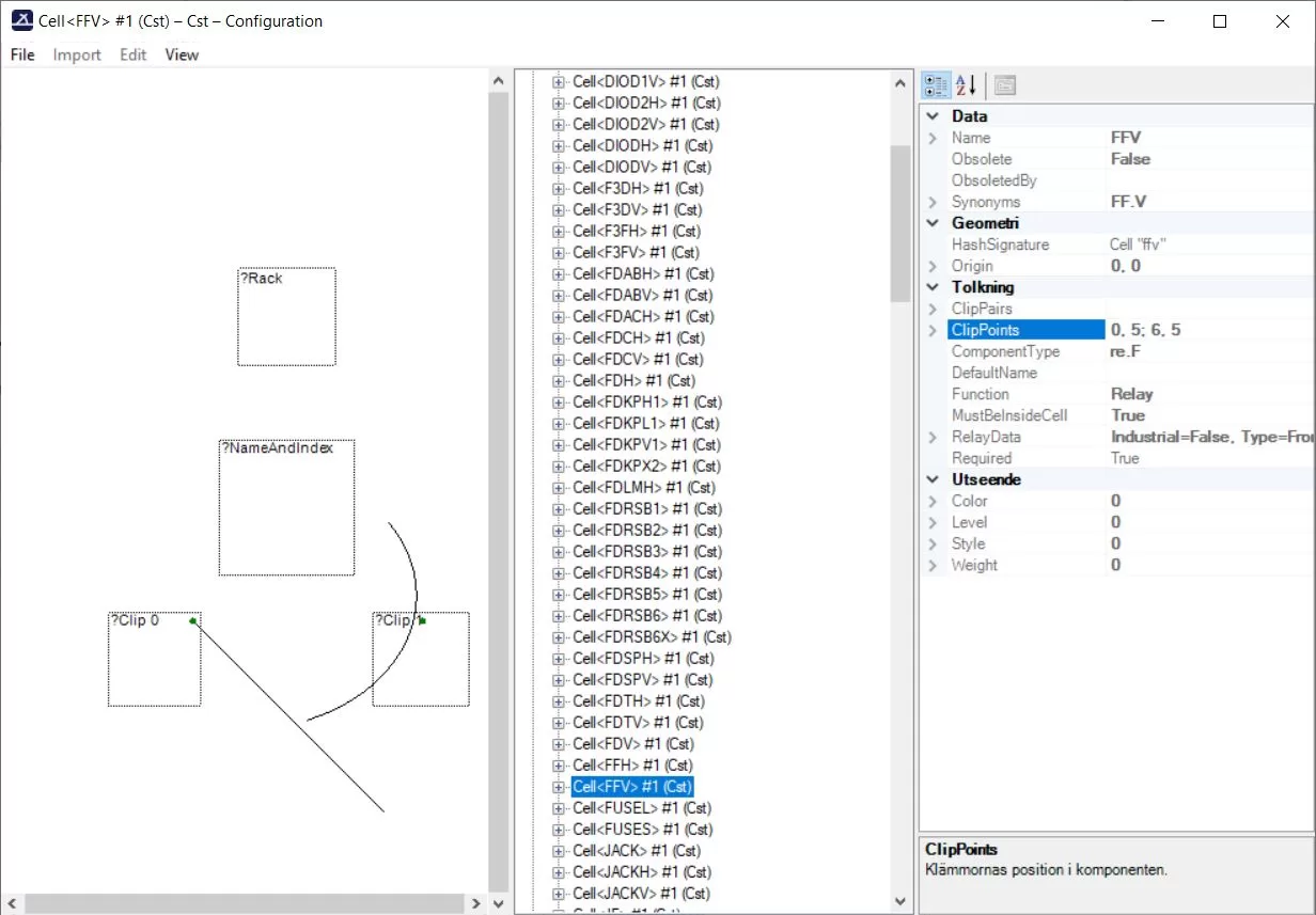Extractor cellconfig